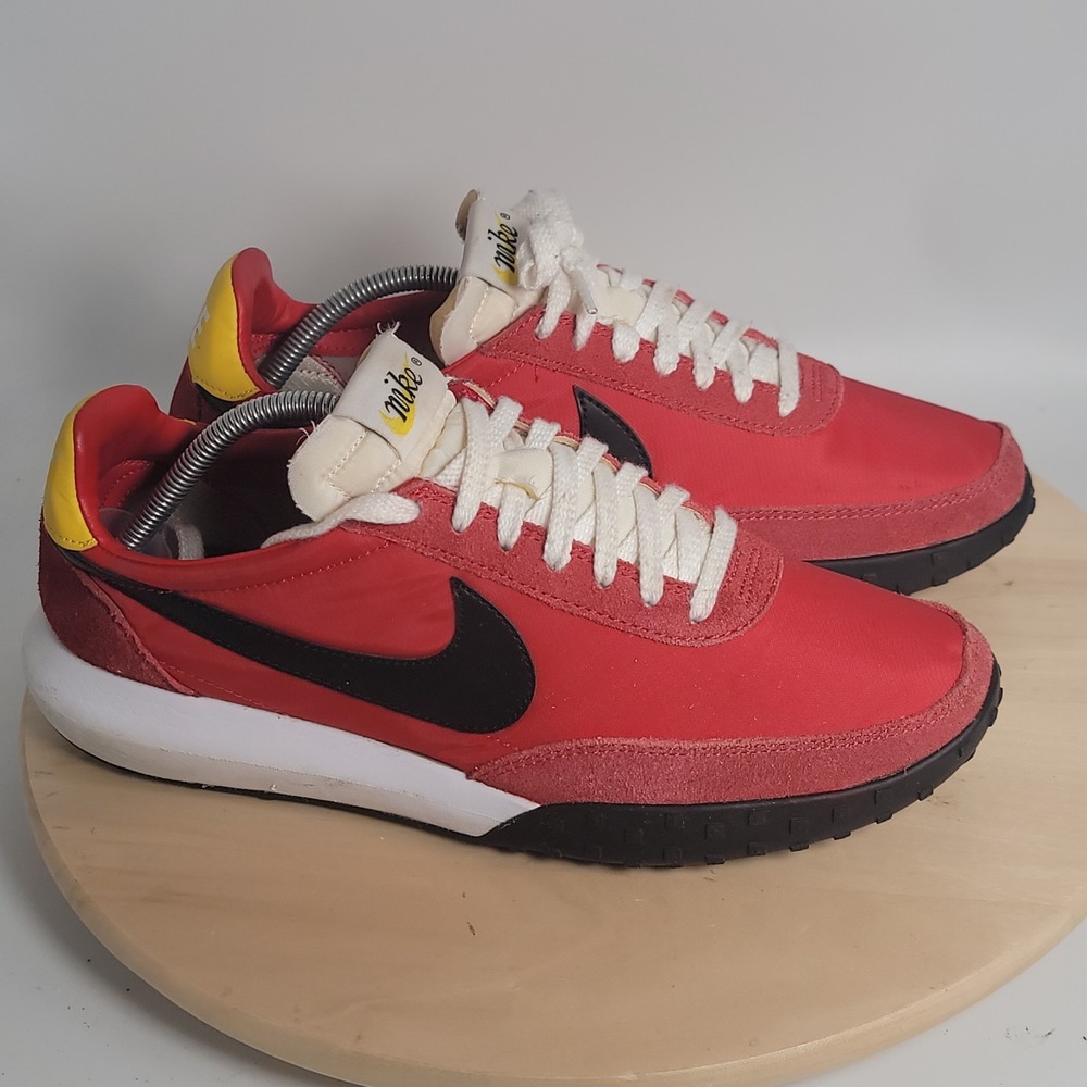Nike Roshe Waffle Racer NM University Red Black Yellow Men 845089-600 Size 10.5